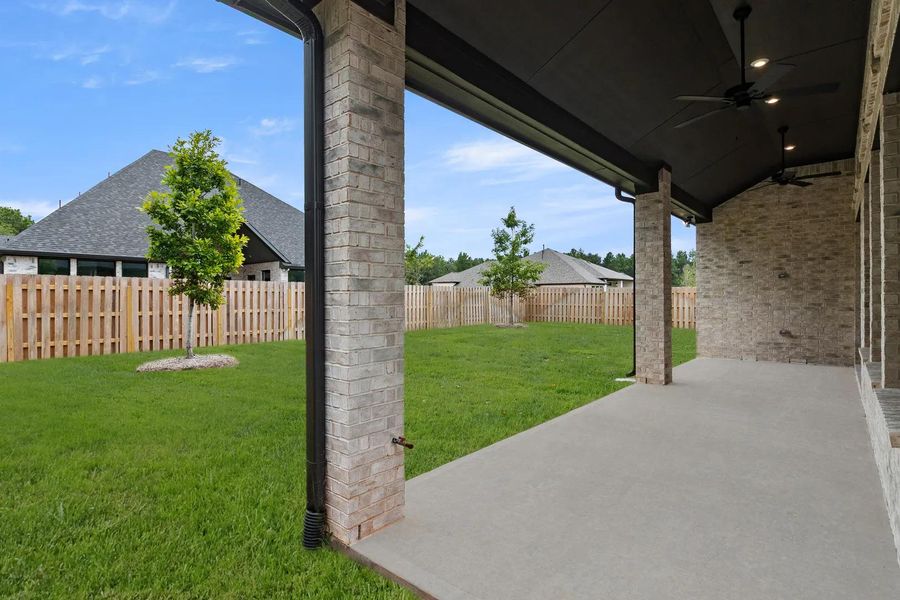 Granbury E outdoor living area Granbury E outdoor living area