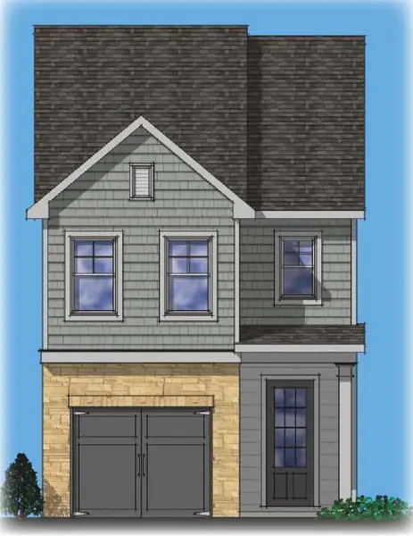 Representative rendering of the exterior for the Maxwell by Rocklyn Homes (Image 3). Representative rendering of the exterior for the Maxwell by Rocklyn Homes (Image 3).