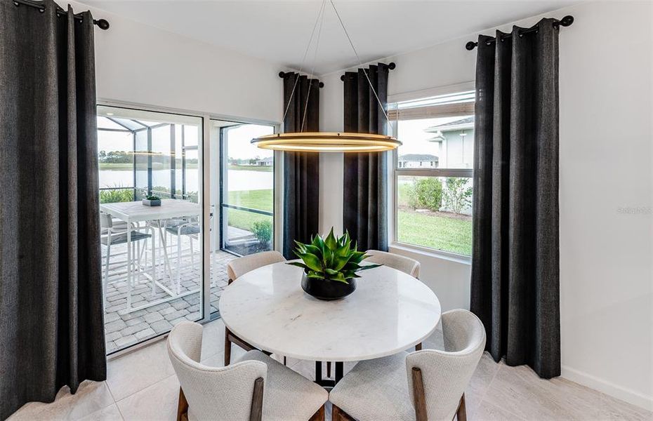 Furnished interior view inside a new home in Lakespur Wellen Park, Venice (Image 7).