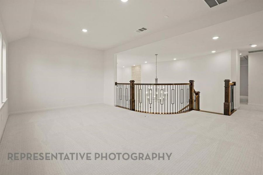 Spacious, unfurnished interior of a new home in Mosaic: 60ft. lots, Celina (Image 21).