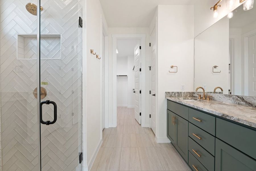 Furnished interior view inside a new home in Flora, Hutto (Image 12).