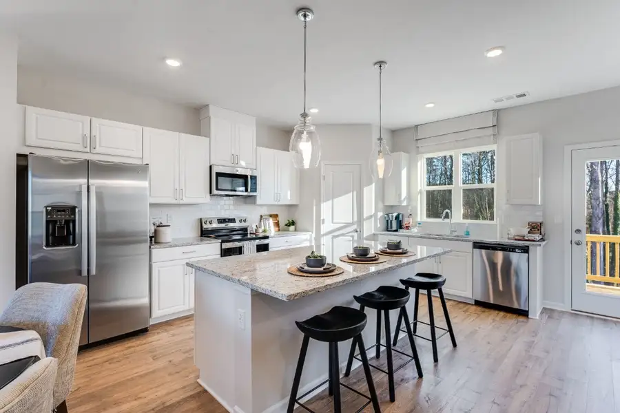 Furnished interior view inside a new home in Somerset at Veterans Memorial, Mableton (Image 5).