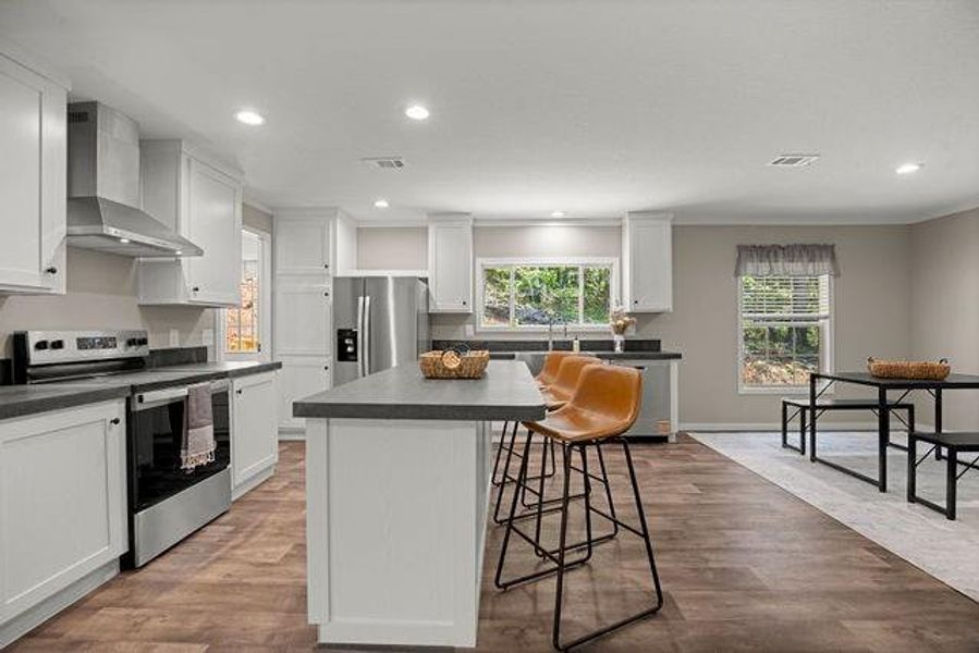 Furnished interior view inside a new home in , Clarkesville (Image 8).