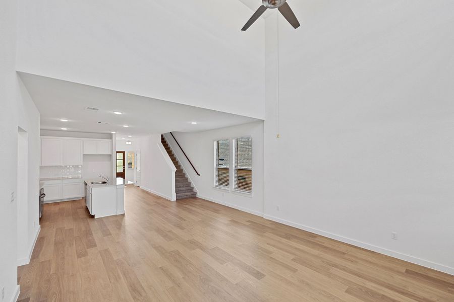 Living Room in the Mesquite home plan by Trophy Signature Homes – REPRESENTATIVE PHOTO Living Room in the Mesquite home plan by Trophy Signature Homes – REPRESENTATIVE PHOTO