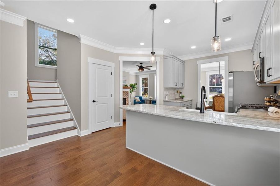 Furnished interior view inside a new home in , Covington (Image 8).