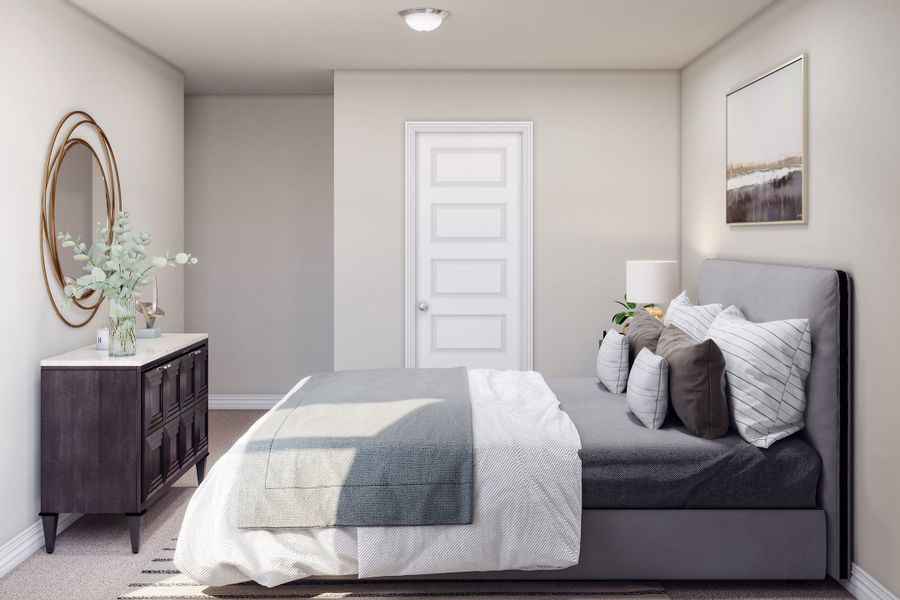 Furnished interior view inside a new home in Mason Woods, Cypress (Image 16). Furnished interior view inside a new home in Mason Woods, Cypress (Image 16).