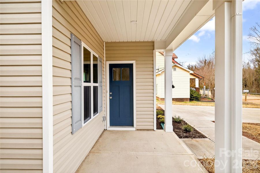 Exterior details and patio area of a home in , East Spencer (Image 4).