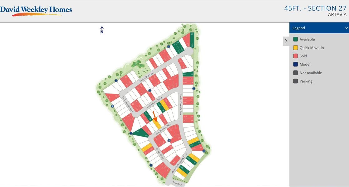 Homesite Map Homesite Map