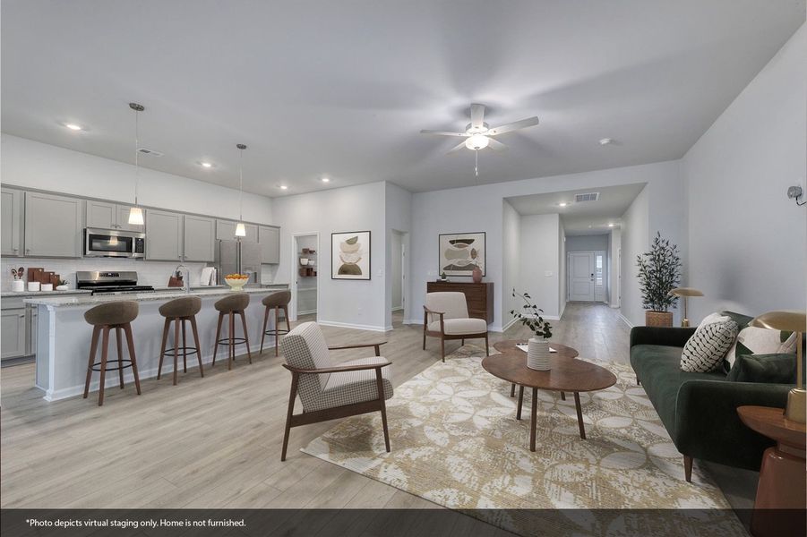 Furnished interior view inside a new home in Garden Grove, Conway (Image 5).