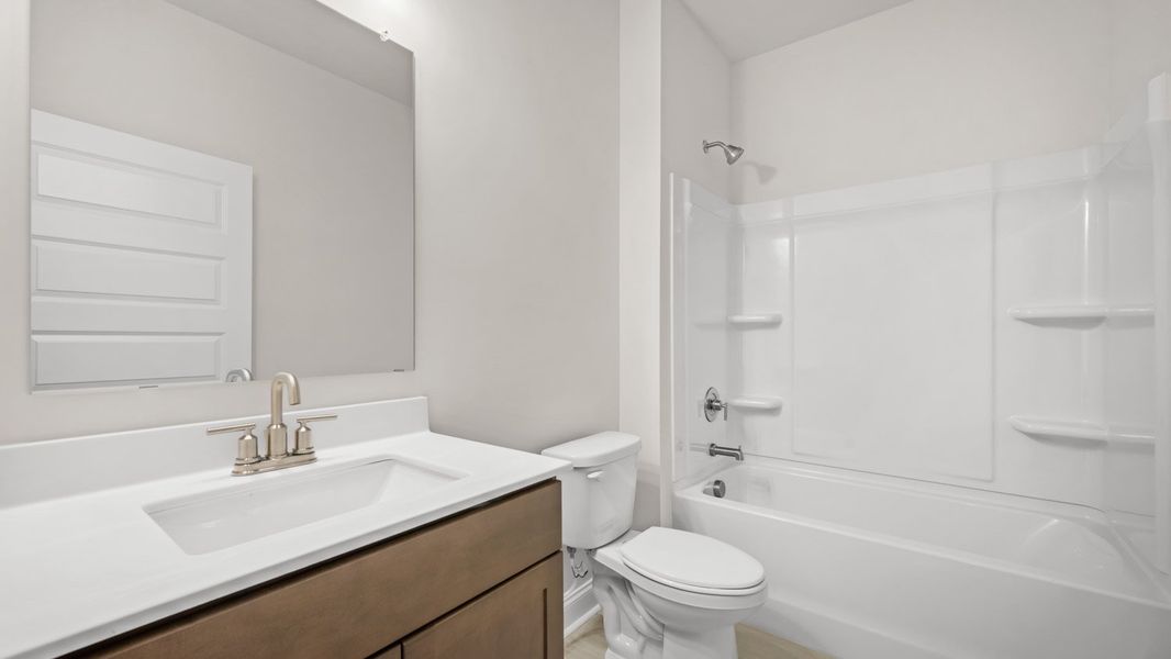 Furnished interior view inside a new home in Oak Ridge Meadows, Locust Grove (Image 8).