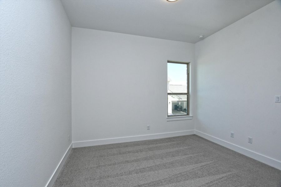Representative unfurnished interior of a home built from the Siena III by Giddens Homes in Clearwater Ranch, Liberty Hill (Image 261).