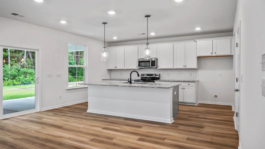 Furnished interior view inside a new home in Creekside at Andrews, Summerville (Image 7).