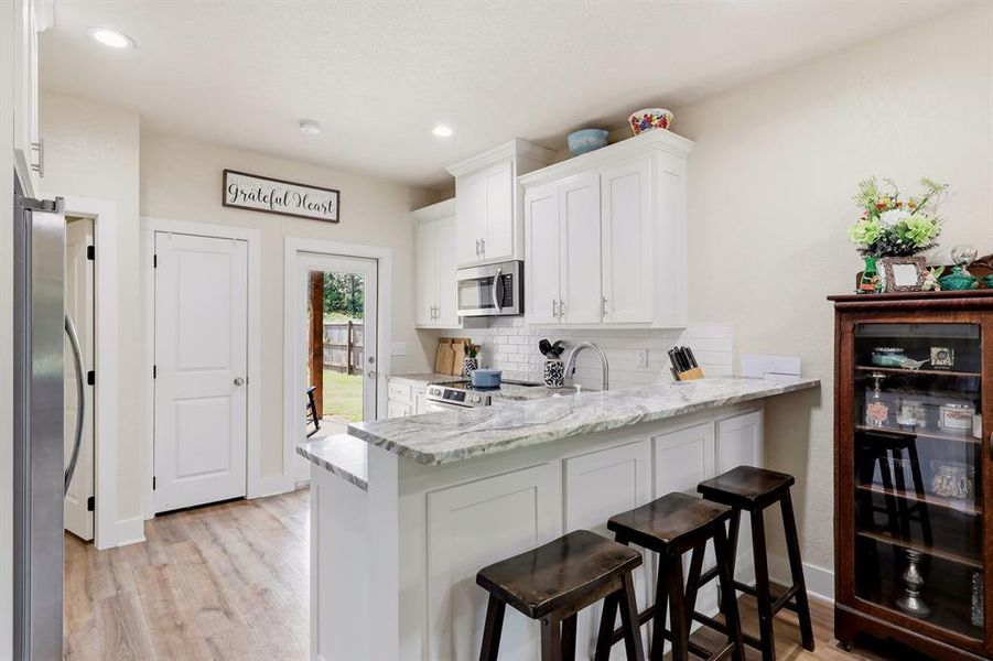 Furnished interior view inside a new home in , Arp (Image 17).