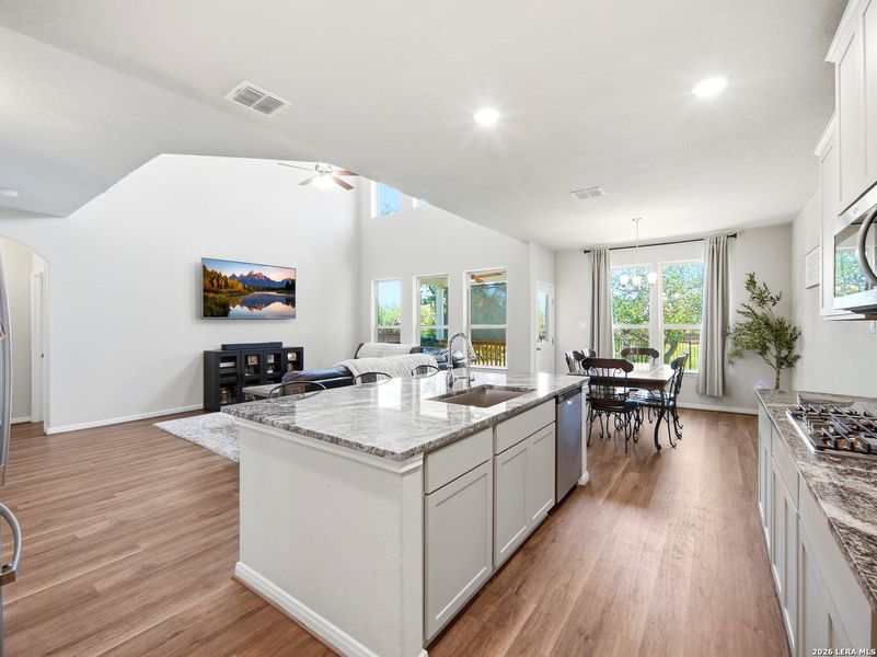 Furnished interior view inside a new home in Ventana, Bulverde (Image 37).