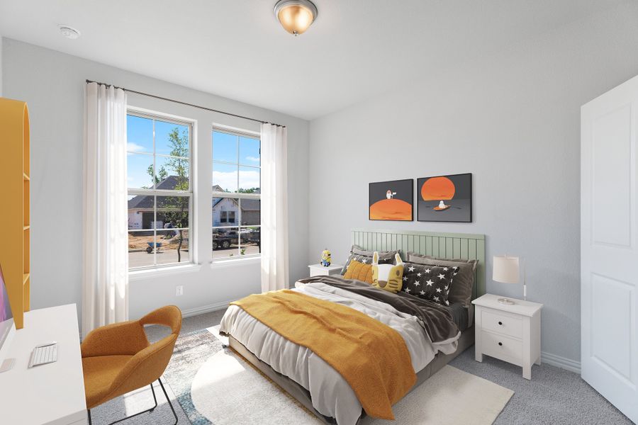 Representative furnished interior of a home built from the Driftwood by Beazer Homes in Lovers Landing, Forney (Image 9).