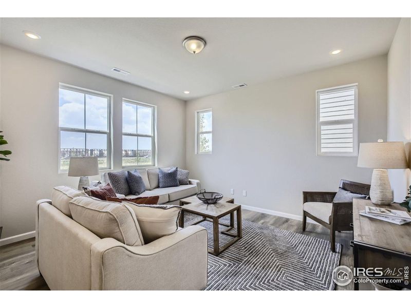 Living room fit for relaxing - Same Floor Plan, Different Model.