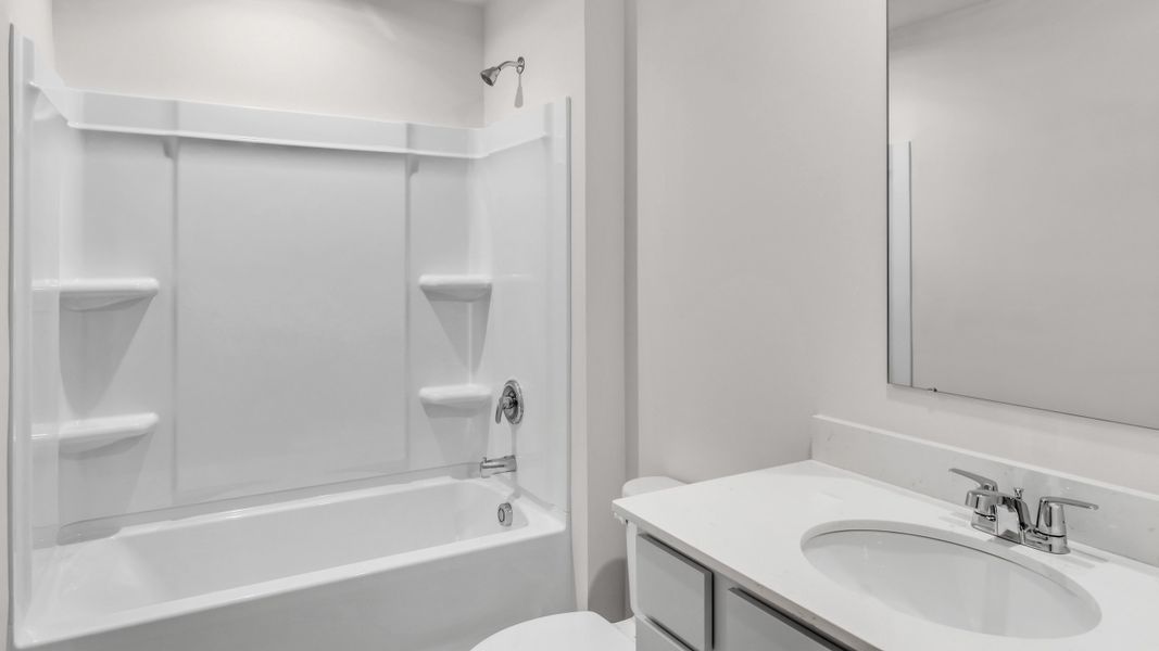 Representative furnished interior of a home built from the Lakeside by D.R. Horton in Bailey Park, Fayetteville (Image 5).