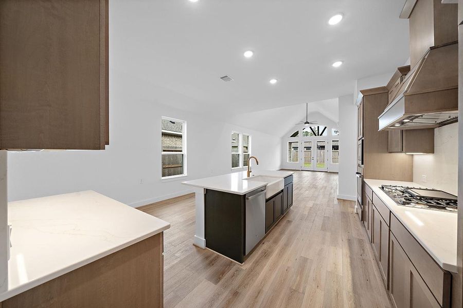 Representative furnished interior of a home built from the Cardinal by Caldwell Homes in Chambers Creek, Willis (Image 15).