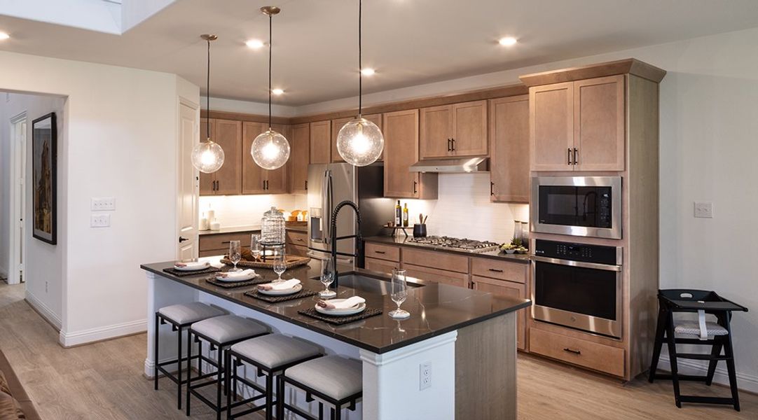 Representative furnished interior of a home built from the Terracotta by Taylor Morrison in Cross Creek Meadows, Celina (Image 6).
