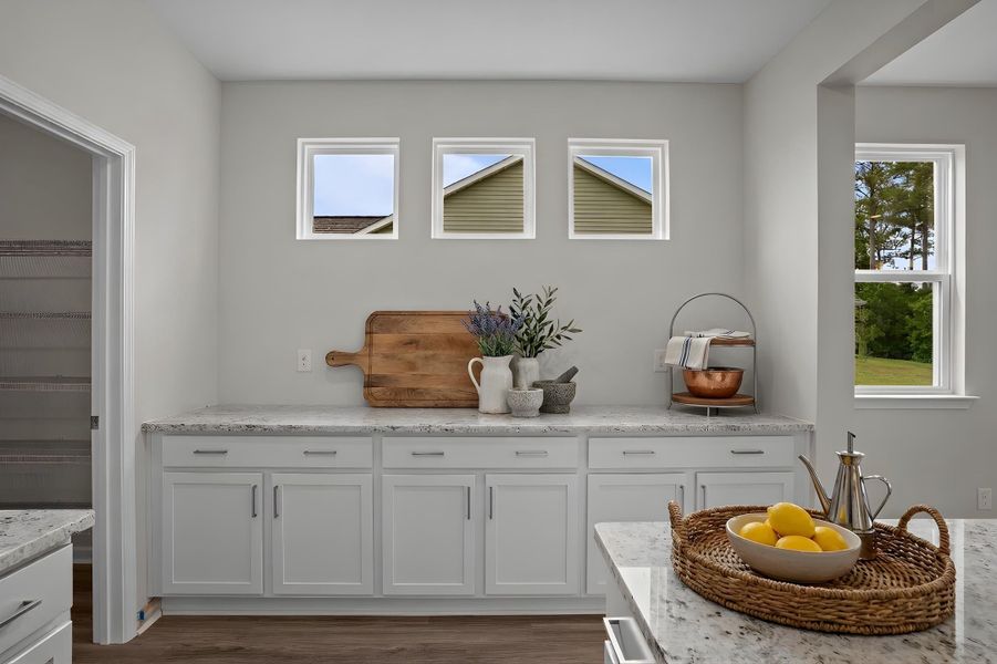 Representative furnished interior of a home built from the The Longboard by Chesapeake Homes in The Willows, Loris (Image 8).