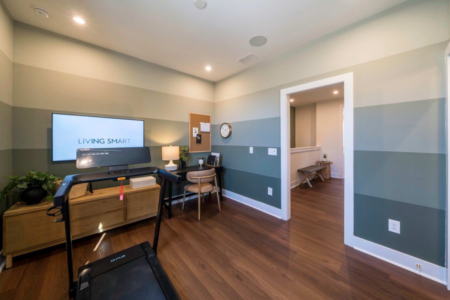 Furnished interior view inside a new home in Context at Oakhurst, Charlotte (Image 11).