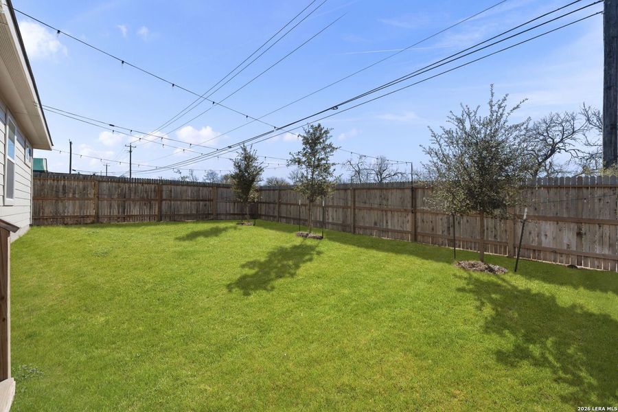 Exterior details and patio area of a home in The Canyons at Amhurst, San Antonio (Image 29).