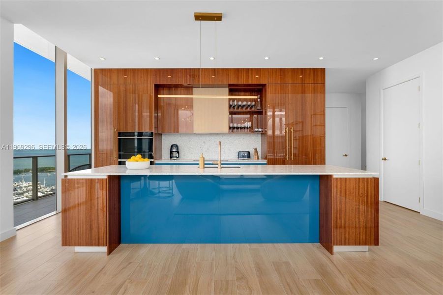 Furnished interior view inside a new home in , Miami (Image 19).