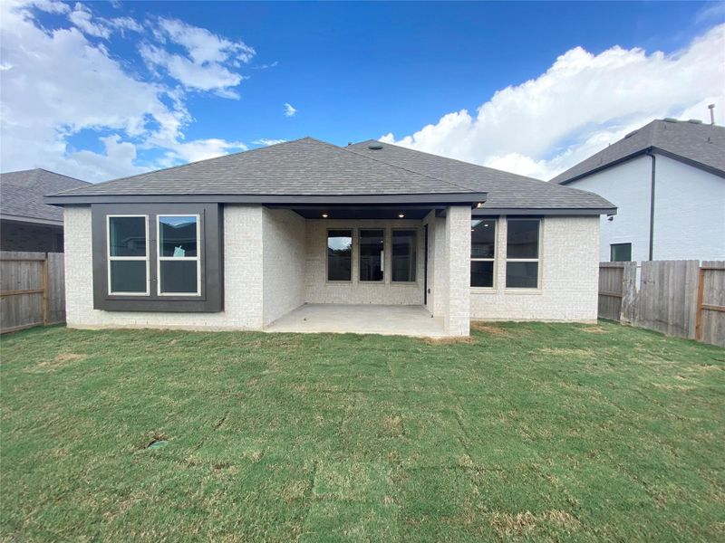 Exterior details and patio area of a home in Riceland: 50ft. lots, Mont Belvieu (Image 1). Exterior details and patio area of a home in Riceland: 50ft. lots, Mont Belvieu (Image 1).