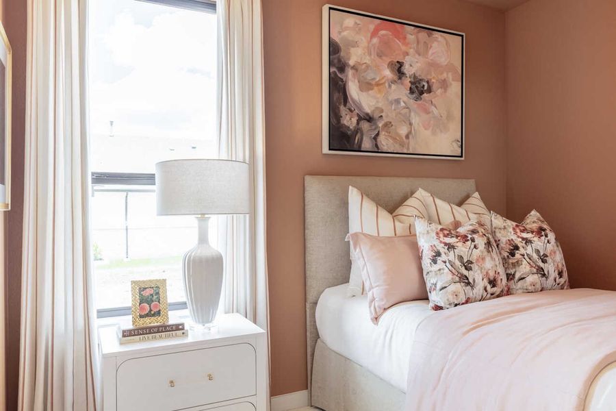 Representative Secondary Bedroom - some options shown