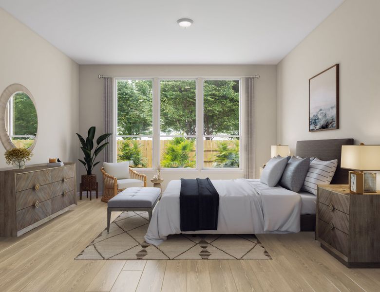 Furnished interior view inside a new home in Woodson’s Reserve, Spring (Image 5).