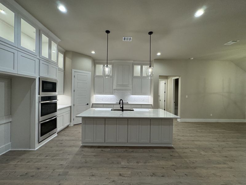 Furnished interior view inside a new home in Coyote Crossing, Godley (Image 3). Furnished interior view inside a new home in Coyote Crossing, Godley (Image 3).