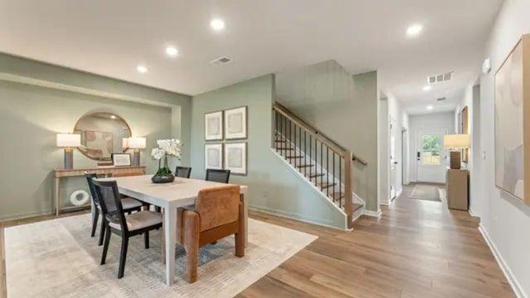Furnished interior view inside a new home in Echo Grove, Cumming (Image 9).
