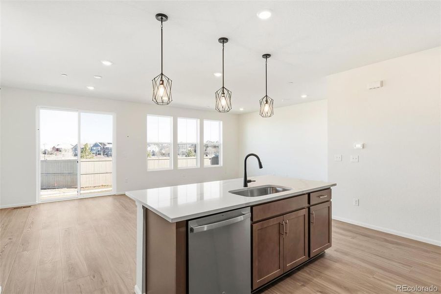 Furnished interior view inside a new home in The Nest Classic at Canyon Creek, Erie (Image 11).