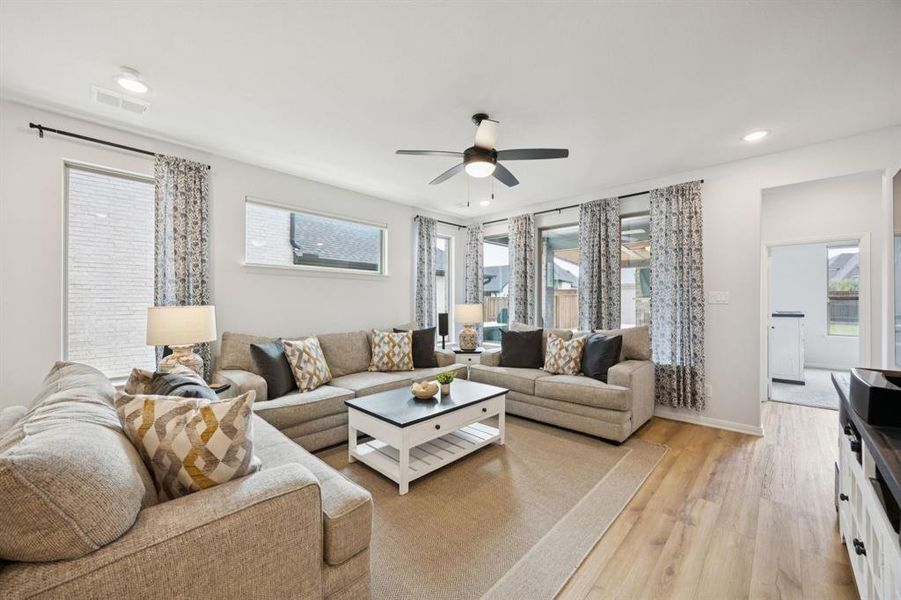Furnished interior view inside a new home in Mantua Point, Van Alstyne (Image 20).