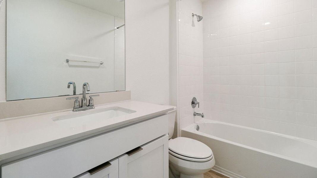 Furnished interior view inside a new home in Monarch Ranch, Manor (Image 5).