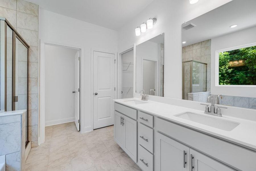 Furnished interior view inside a new home in Bailey Fence, Dacula (Image 11).