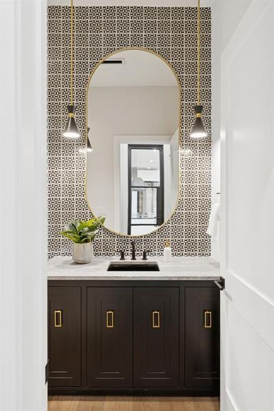 Furnished interior view inside a new home in , Keller (Image 19).