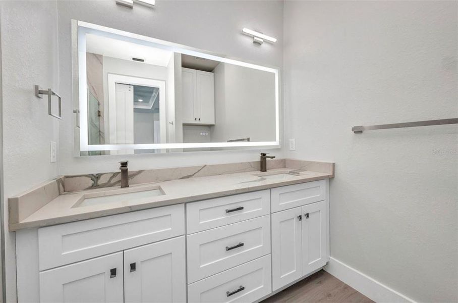 Double vanity Master Bathroom
