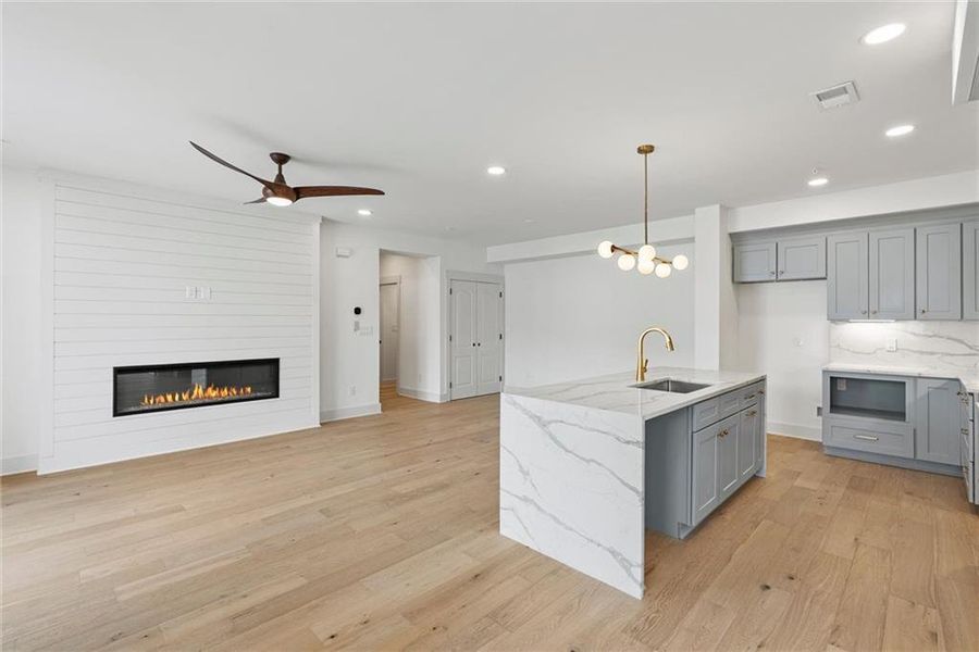 Furnished interior view inside a new home in , Peachtree City (Image 7).