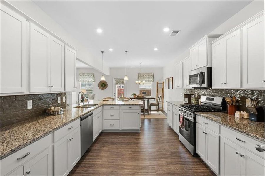 Furnished interior view inside a new home in Jackson Farm, Cartersville (Image 20).