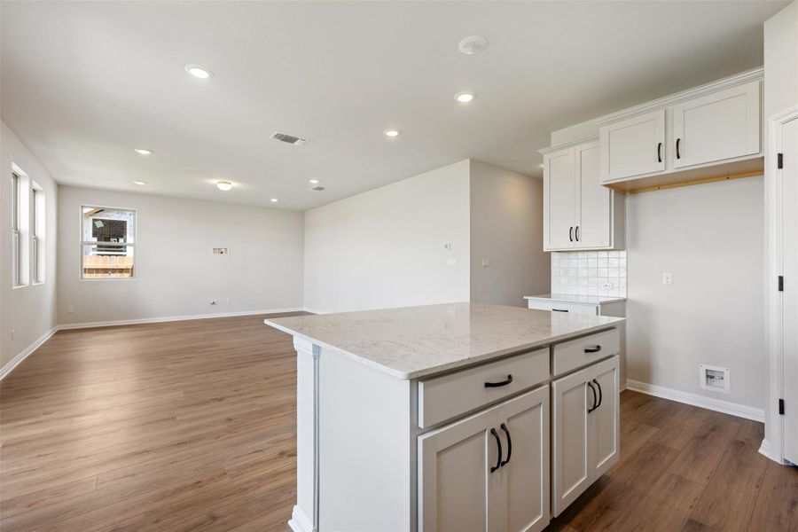 Furnished interior view inside a new home in Patterson Ranch, Georgetown (Image 7).
