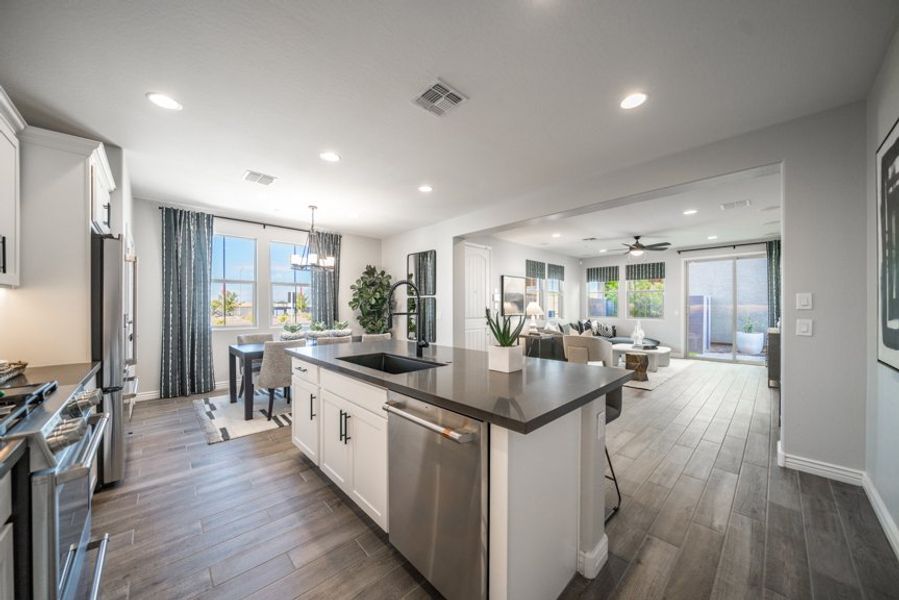 Furnished interior view inside a new home in Parkside, Avondale (Image 7).