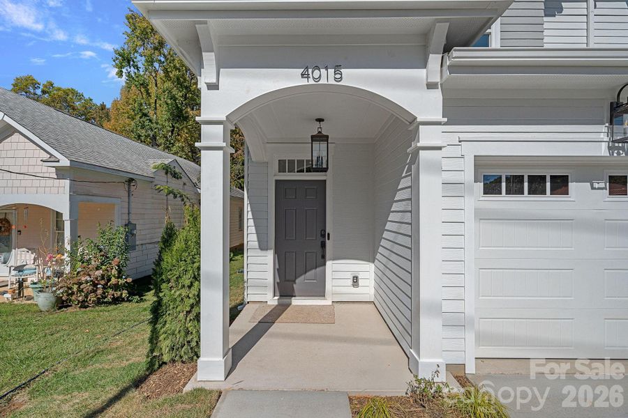 Exterior details and patio area of a home in , Charlotte (Image 3).