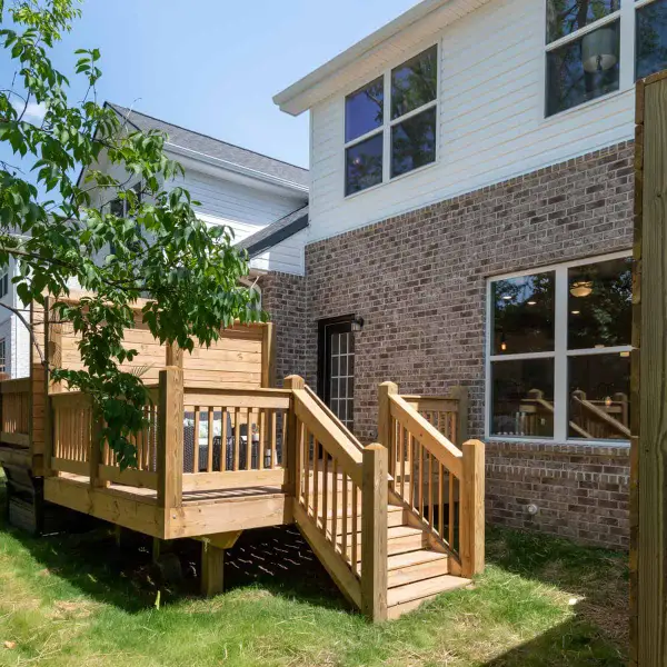 Exterior details and patio area of a home in The Grove at Kennesaw Farms, Gallatin (Image 3).