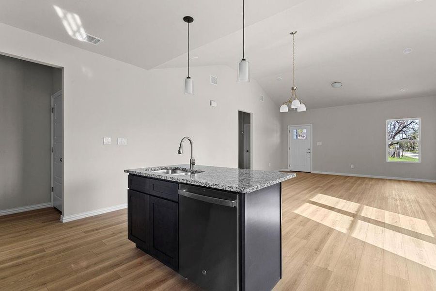 Furnished interior view inside a new home in , Fort Worth (Image 7).