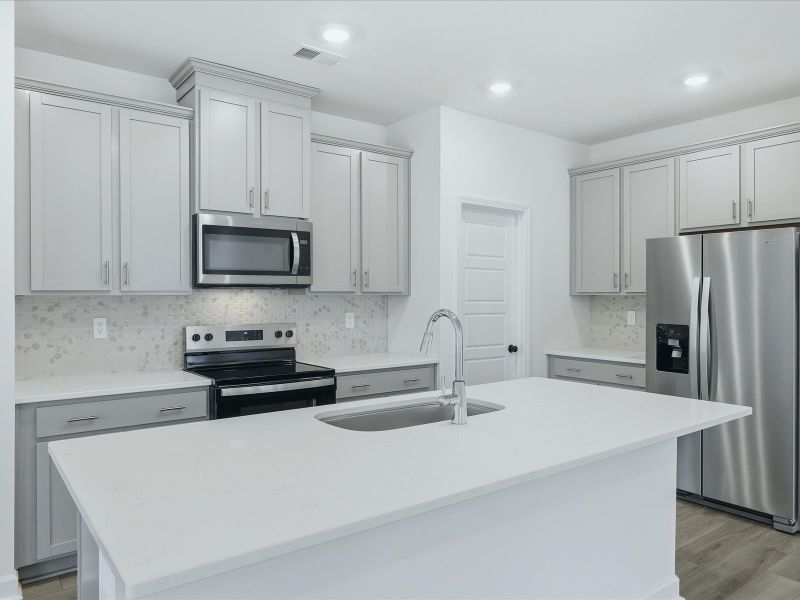Furnished interior view inside a new home in Crown Pointe, Georgetown (Image 4).