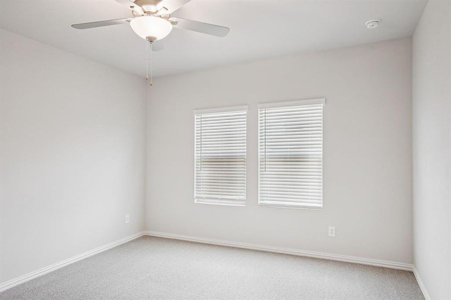 Spacious, unfurnished interior of a new home in Simpson Crossing - Spring Series, McKinney (Image 24). Spacious, unfurnished interior of a new home in Simpson Crossing - Spring Series, McKinney (Image 24).