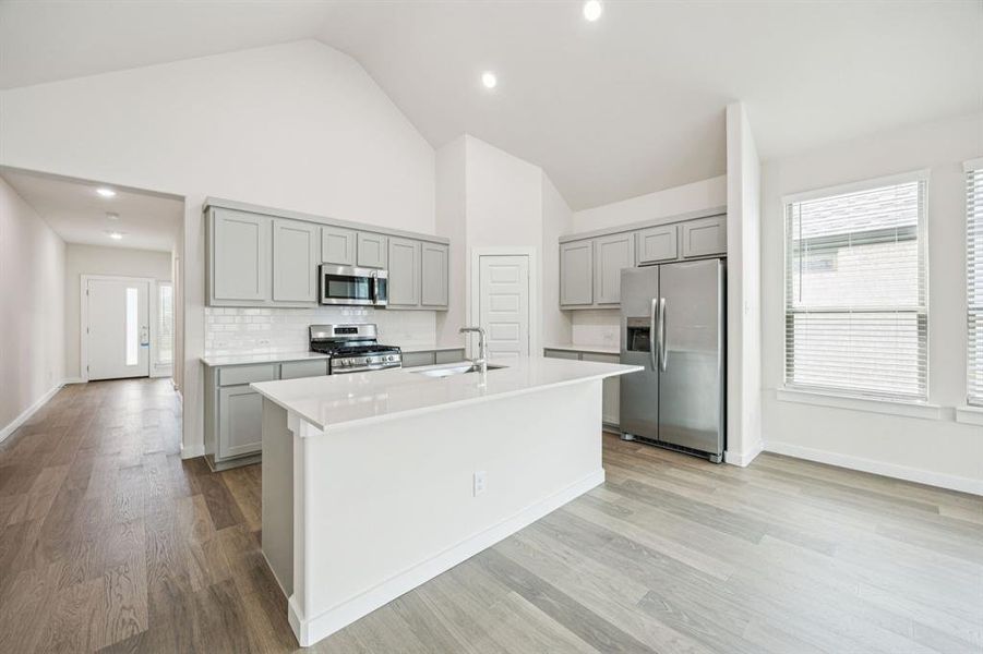 Furnished interior view inside a new home in LakePointe, Lavon (Image 15). Furnished interior view inside a new home in LakePointe, Lavon (Image 15).