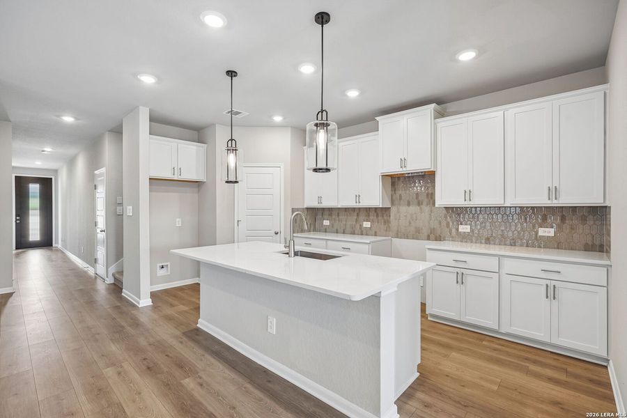 Furnished interior view inside a new home in Arcadia Ridge - Premier Series, San Antonio (Image 15).