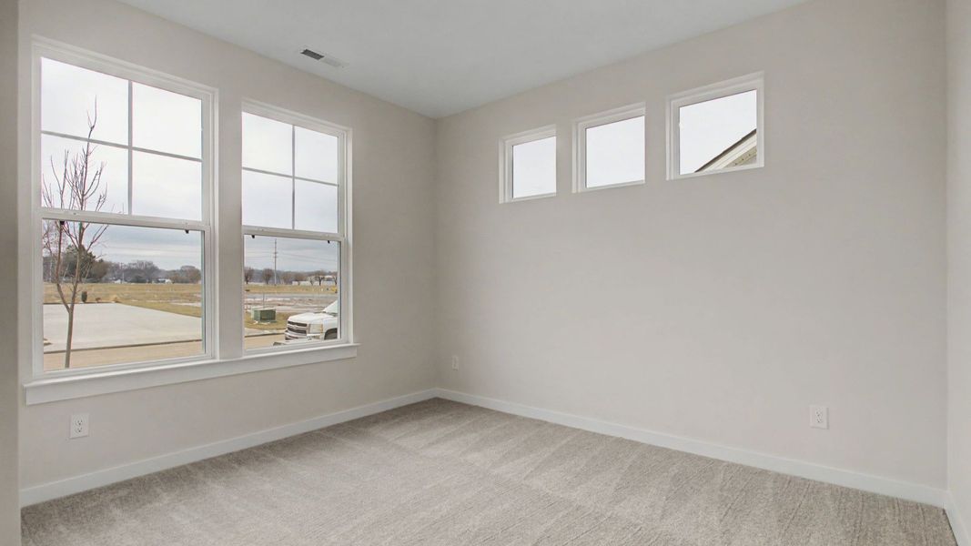 Furnished interior view inside a new home in Cottages of Bearwood, Mount Pleasant (Image 18). Furnished interior view inside a new home in Cottages of Bearwood, Mount Pleasant (Image 18).